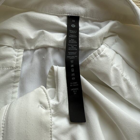 Men's Lululemon Commission Golf Short 10" white size 38 - Picture 8 of 8